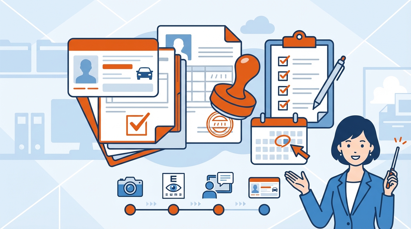 運転免許 更新 手続き アイキャッチ画像