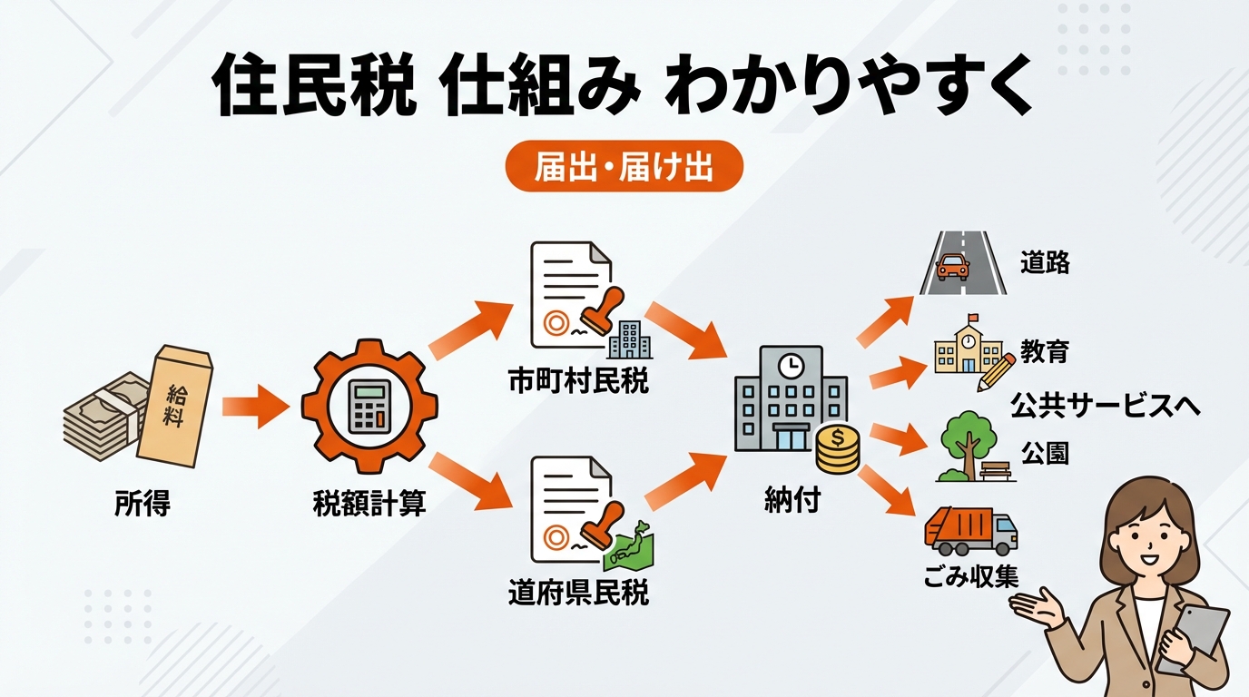 住民税 仕組み わかりやすく アイキャッチ画像