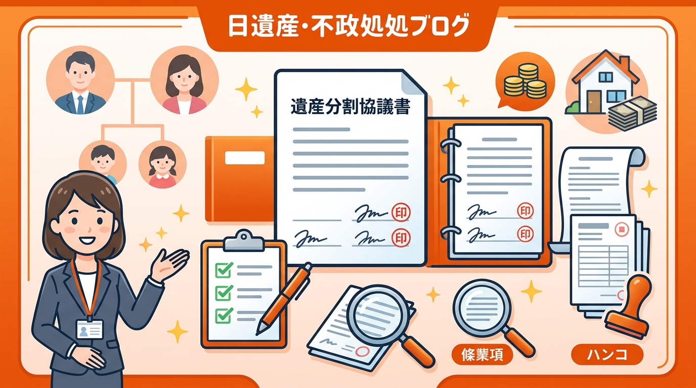 遺産分割協議書 書き方 テンプレート アイキャッチ画像