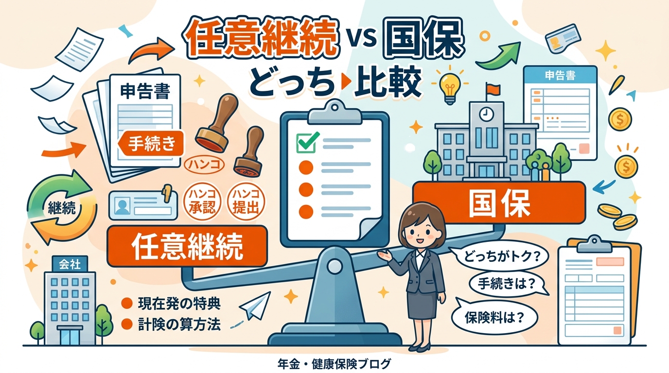 任意継続 国保 どっち 比較 アイキャッチ画像