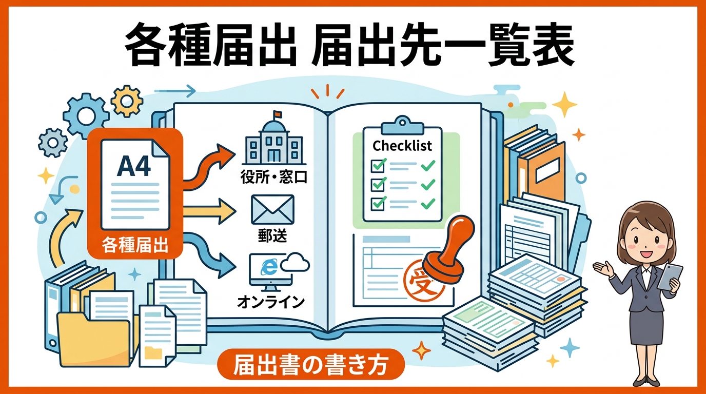 各種届出 届出先 一覧表 アイキャッチ画像