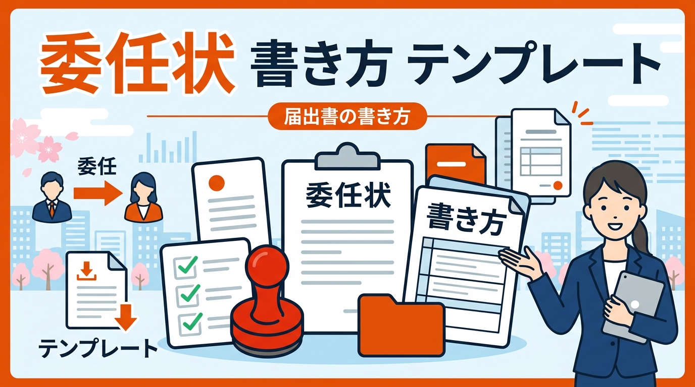 委任状 書き方 テンプレート アイキャッチ画像