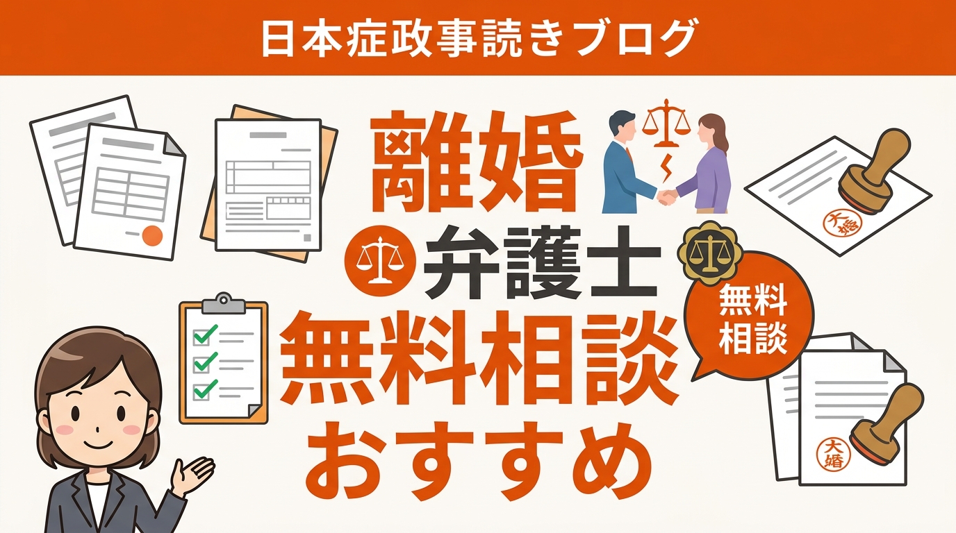 離婚 弁護士 無料相談 おすすめ アイキャッチ画像