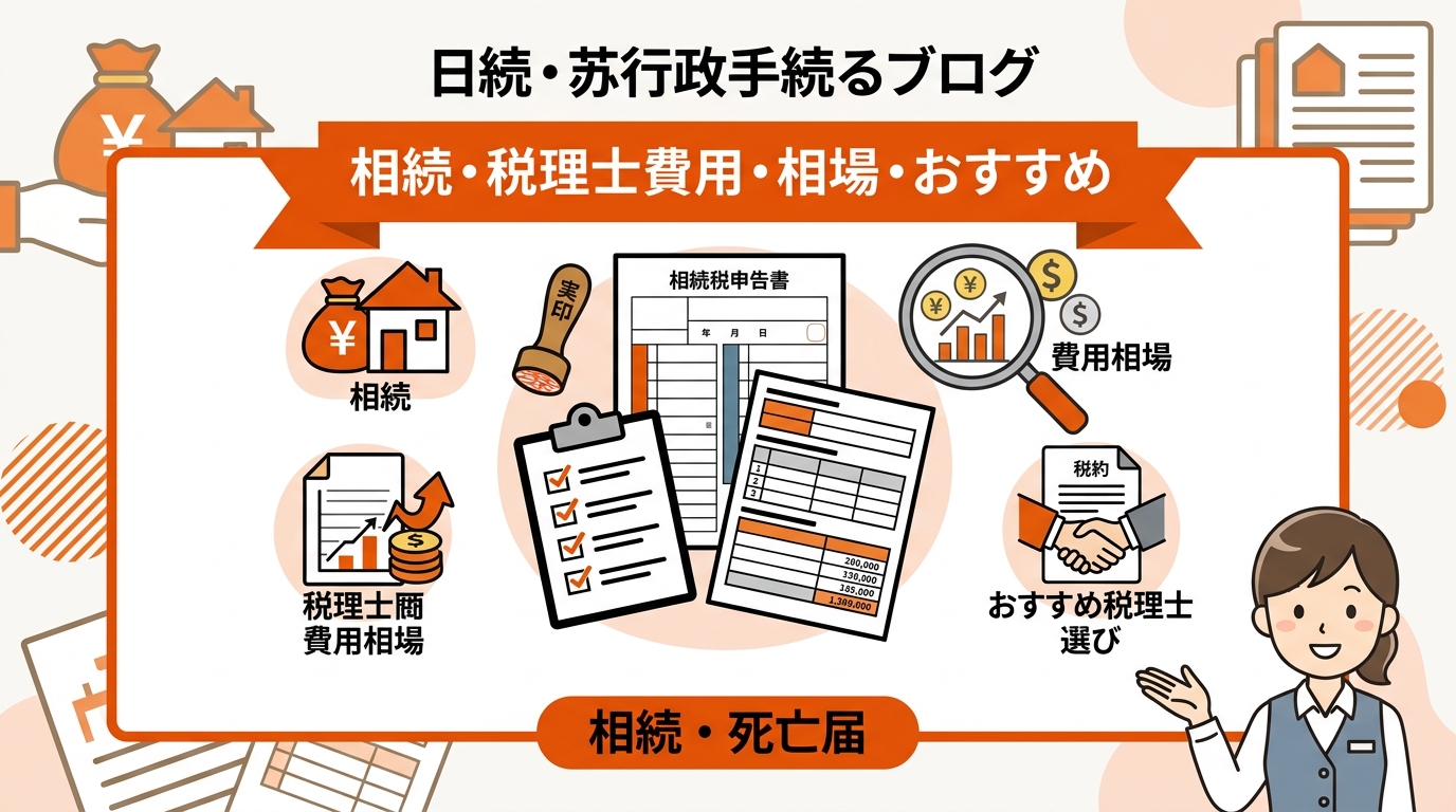 相続 税理士 費用 相場 おすすめ アイキャッチ画像