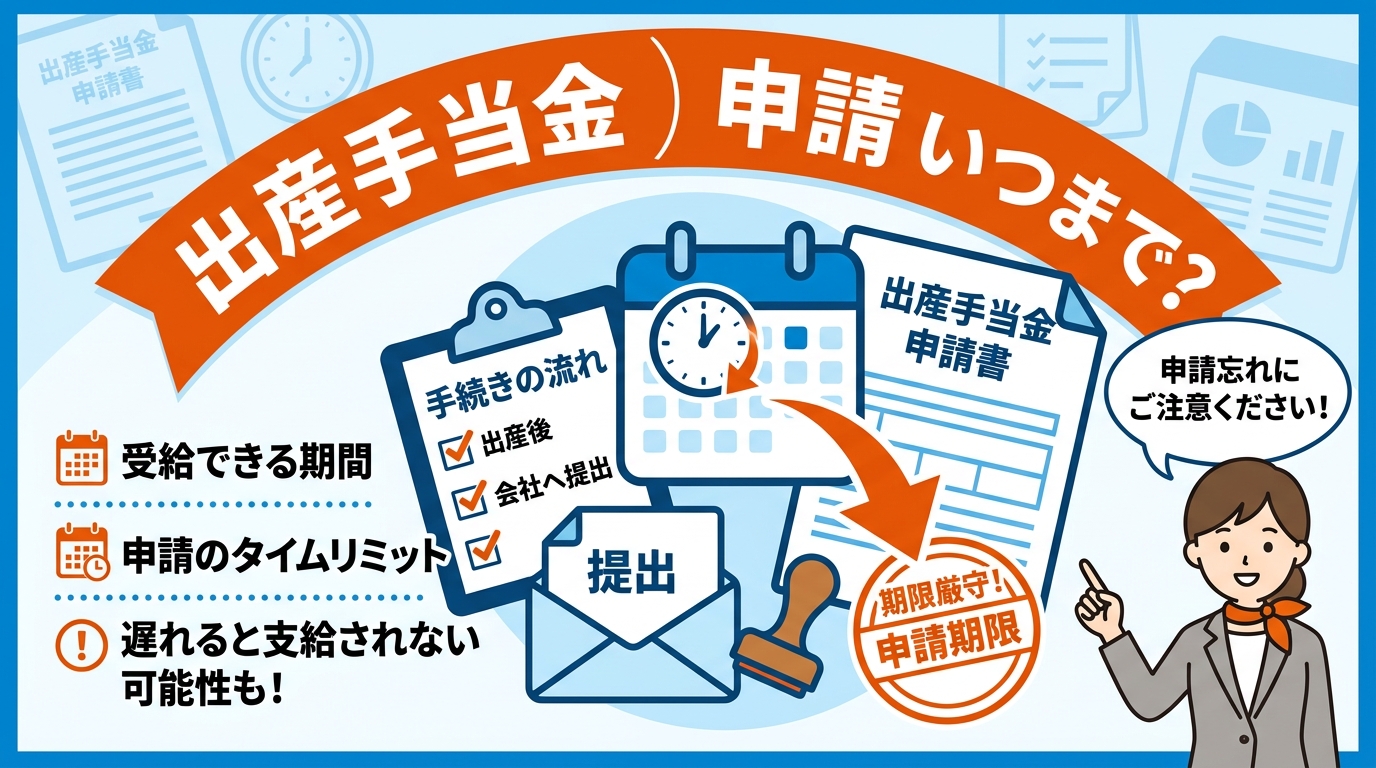 出産手当金 申請 いつまで アイキャッチ画像