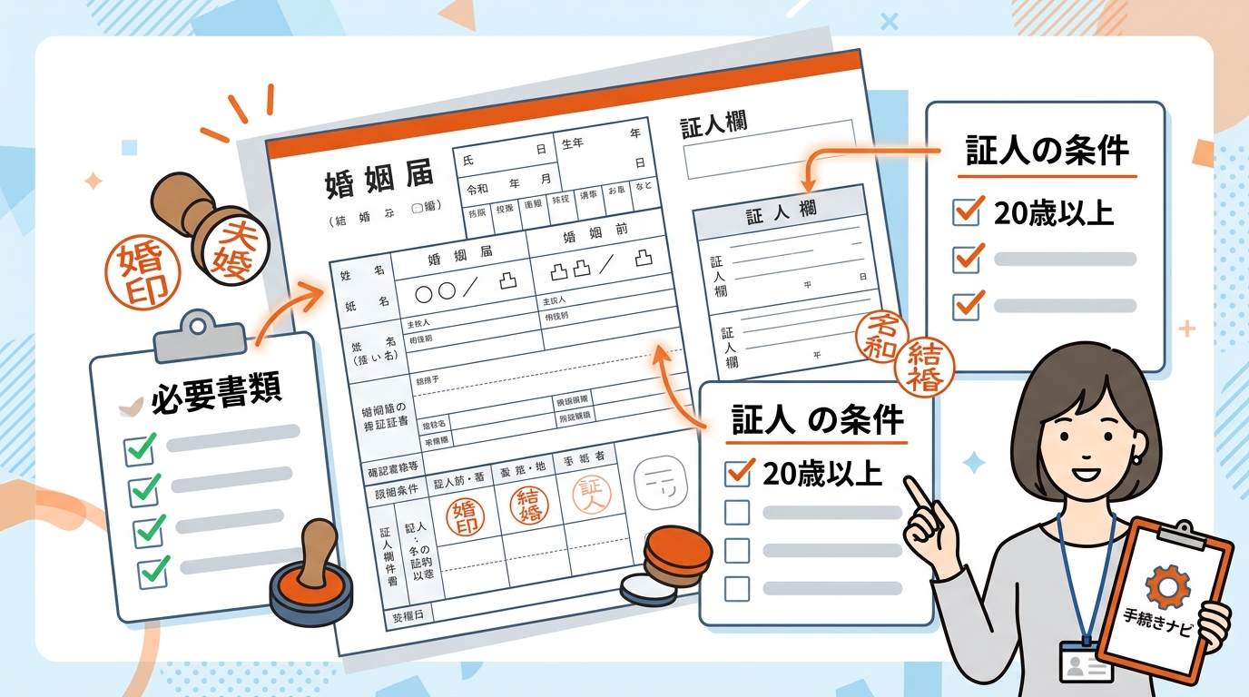 婚姻届 証人 誰に頼む アイキャッチ画像